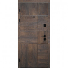Двері вхідні HYGGE Apart 120 Square спил коньячний / спил коньячний