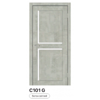 Дверне полотно Doors Smart ПВХ С101 - Бетон світлий