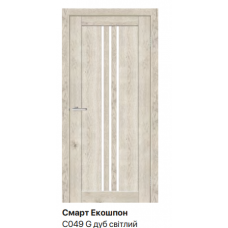Дверне полотно Doors Smart ЕКО С049 - Дуб світлий