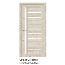 Дверне полотно Doors Smart ЕКО С067 - Дуб світлий