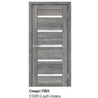 Дверне полотно Doors Smart ПВХ С026 - Дуб сієрра