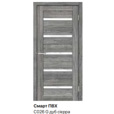 Дверне полотно Doors Smart ПВХ С026 - Дуб сієрра