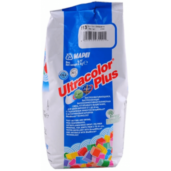 Фуга (затирка) MAPEI ULTRACOLOR PLUS 2 кг 144