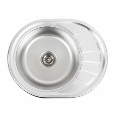 КУХОННА МИЙКА З НЕРЖАВІЮЧОЇ СТАЛІ PLATINUM ДЕКОР 5745 (0,6/170 ММ)
