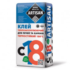 Клей для плитки термостійкий Artisan C-18 5 кг